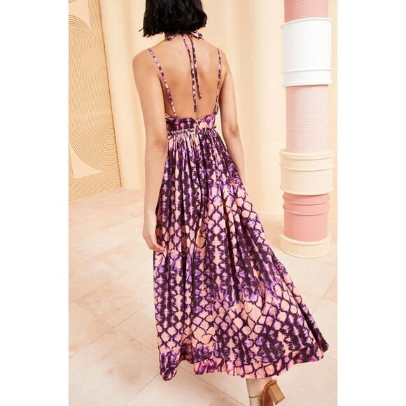 Ulla Johnson Freya Open Back Dress Bohemian Sundress Wisteria Womens 2 - Picture 6 of 14